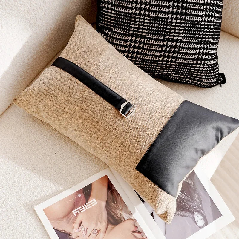 Retro Simple Throw Pillow Cover