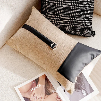 Retro Simple Throw Pillow Cover