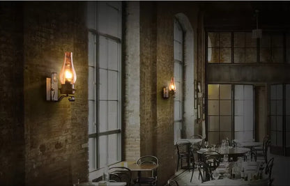 Retro Industrial Iron Wall Lamp