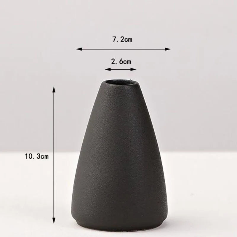 Creative Black Porcelain Vase