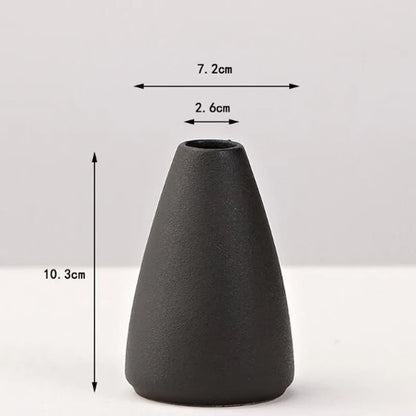 Creative Black Porcelain Vase