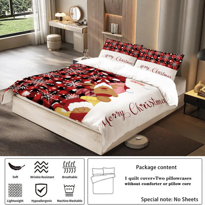 Duvet Christmas Themed 3 pc Set