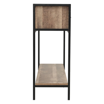 Rustic Brown Console Table