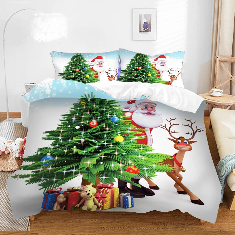 Duvet Cover 3pc Set - Christmas Series