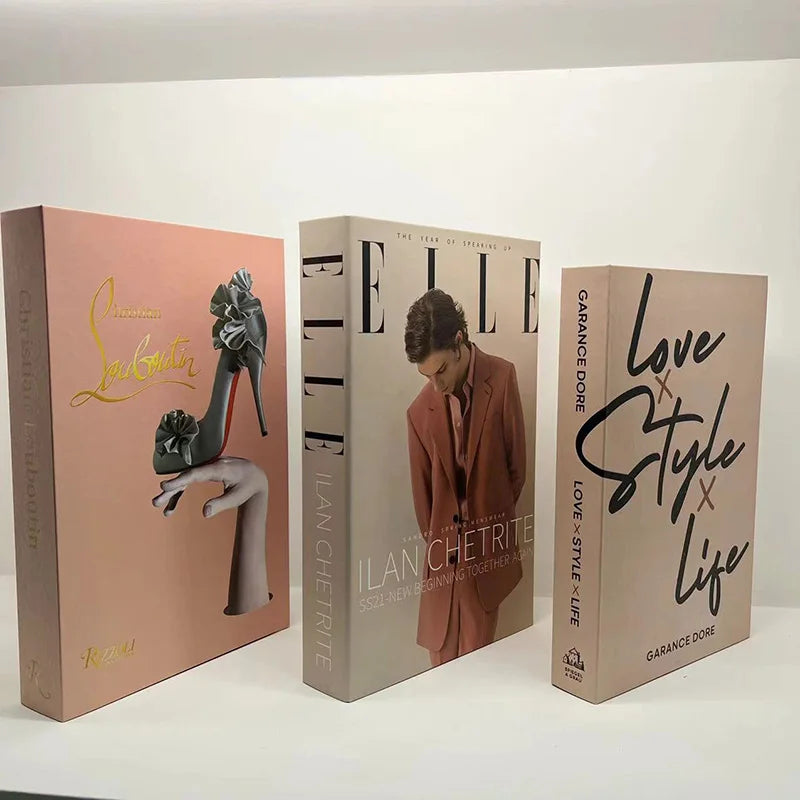 Decoration Fake Books 3pcs/Set