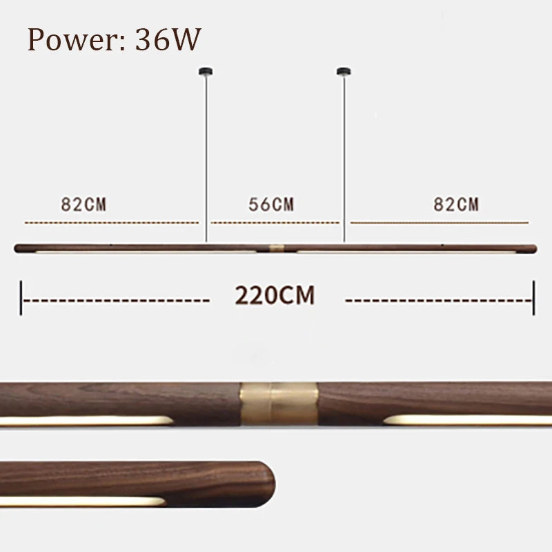 Flute Style Pendant Light