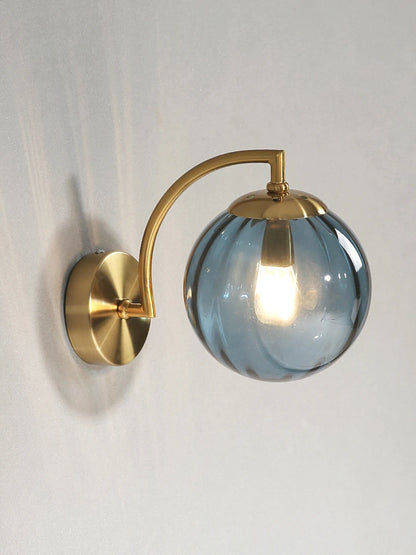 Color Glass Wall Light