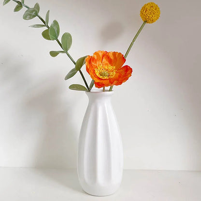 White Vase Mini Flower Pot