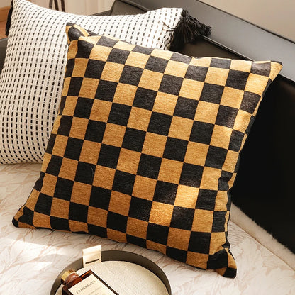 French Brown Throw Pillow Cover