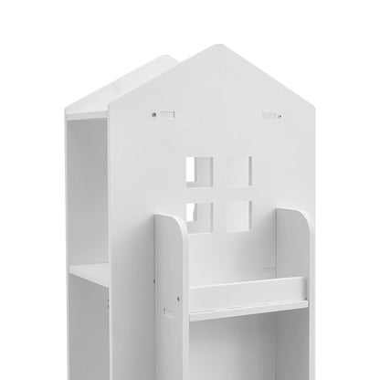 Kids' House Frame Rotating Bookshelf