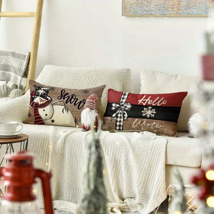 Christmas Pillowcases: Snowman, Hello Winter, Merry & Bright