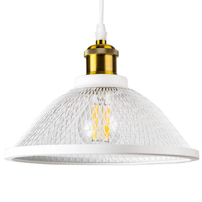 Vintage Black Net-Cage Pendant Light