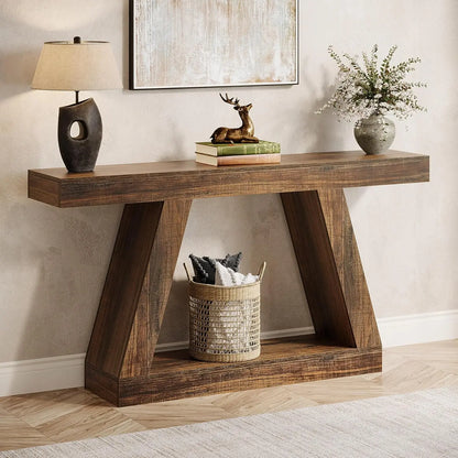 Farmhouse Console Table 55"