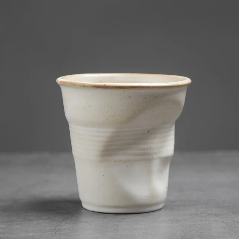 Irregular Ceramic Coffee Cup