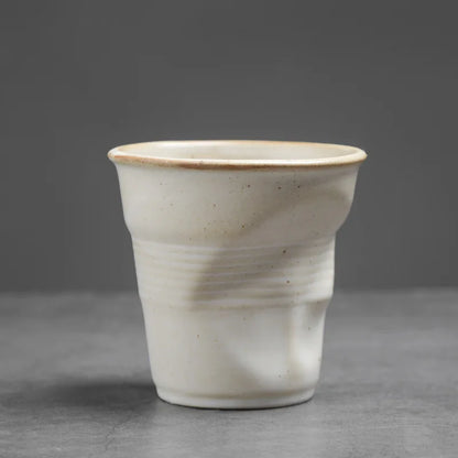 Irregular Ceramic Coffee Cup
