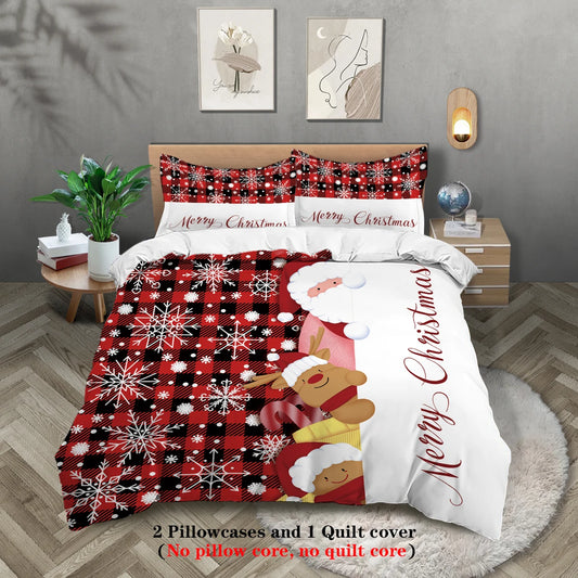 Duvet Christmas Themed 3 pc Set