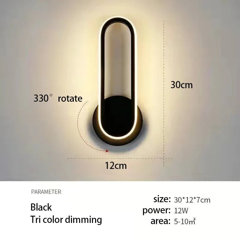 Modern Rotatable LED Wall Sconce