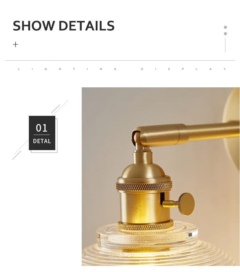 Modern Glass Wall Lamp