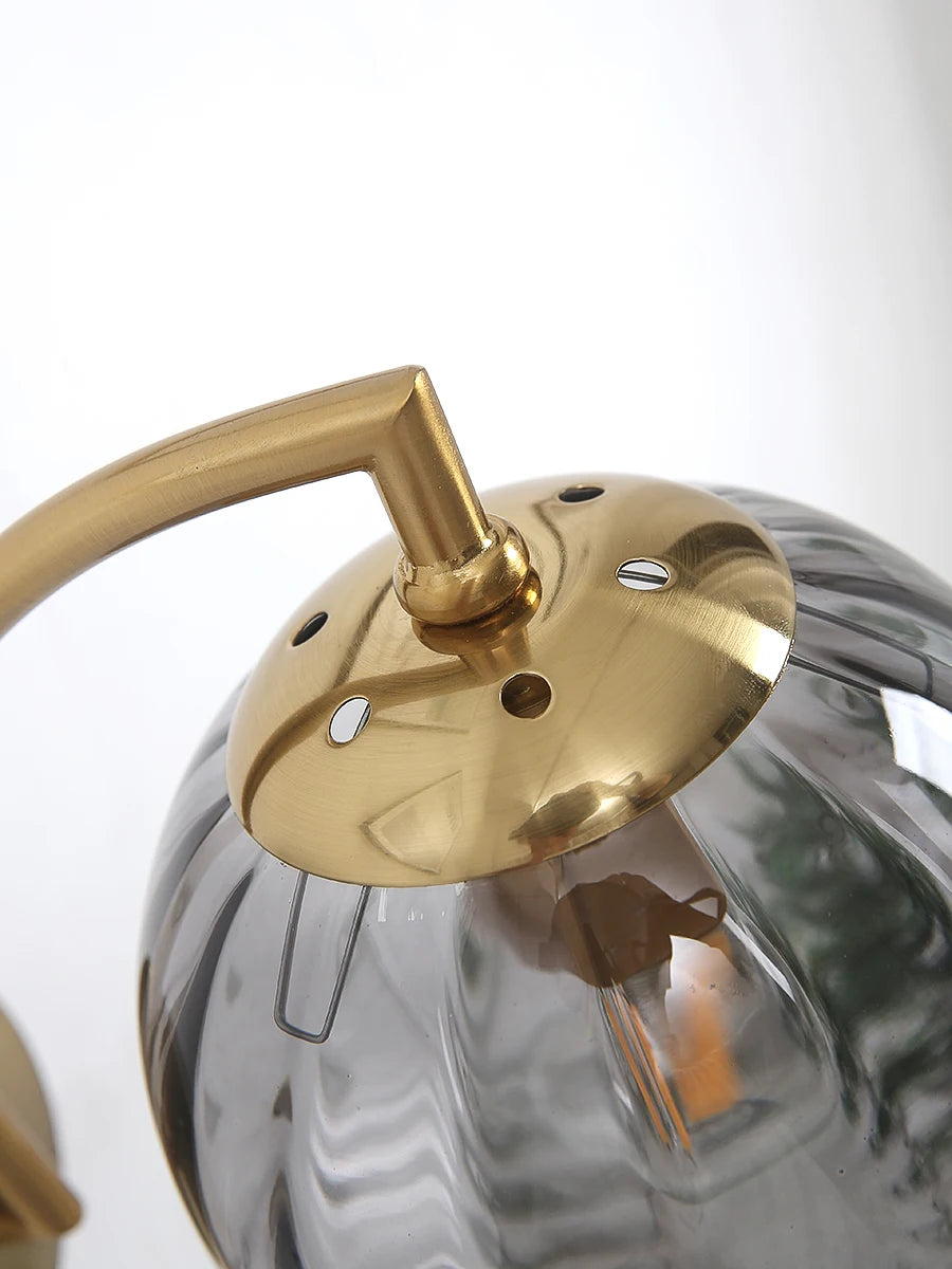 Color Glass Wall Light