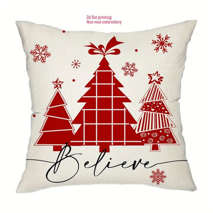 Christmas Tree 'Believe' Pillowcases