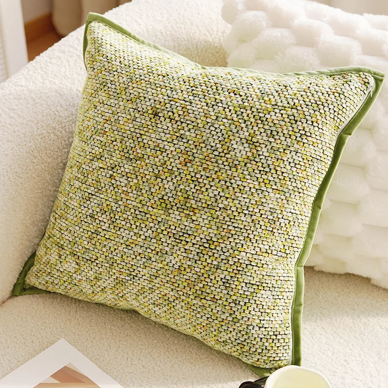 Green Flying Bird Throw Pillow Cover