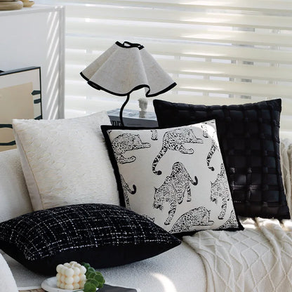 Black&White Pillow Cover