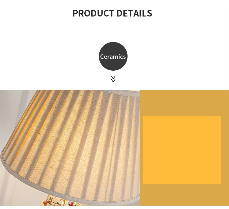 Magpie Chinese Flower And Bird Ceramic Table Lamp