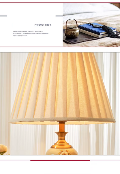 Vintage Chinese Style Ceramic Table Lamp