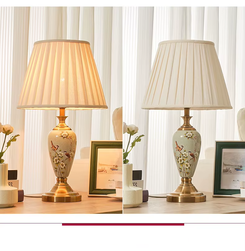 Vintage Chinese Style Ceramic Table Lamp