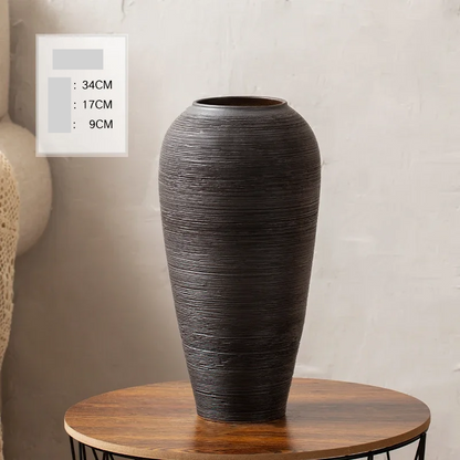 Japanese Black Coarse Pottery