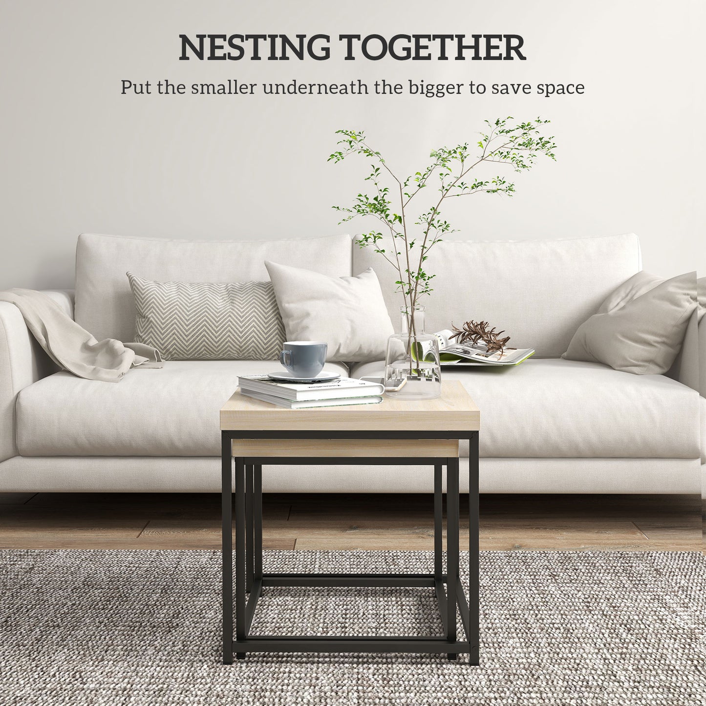 Square Coffee Table Set